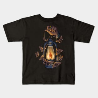 Moth to a Flame Kids T-Shirt